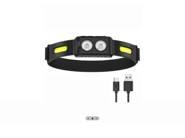 Miniatura 3 de Linterna minera de banda con sensor